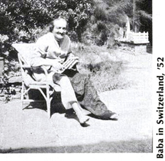 Photo of Baba in Switzerland, 1952